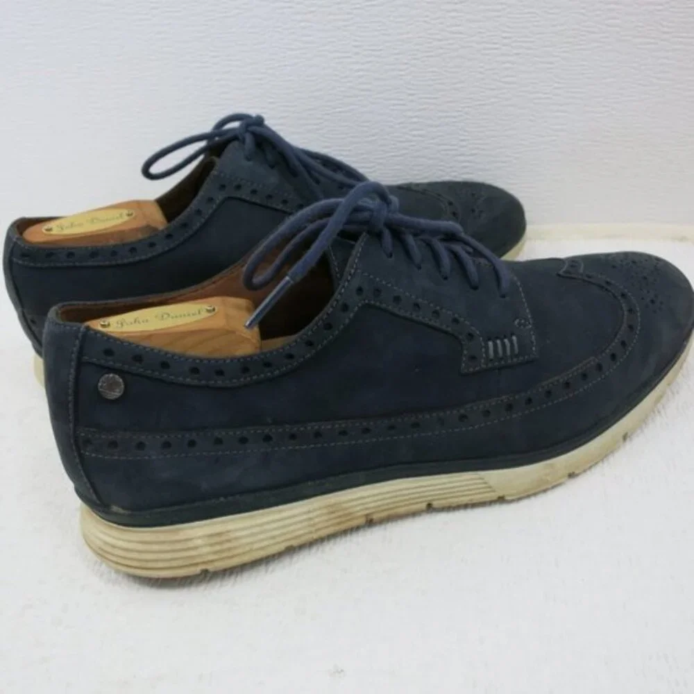 Timberland Suede Leather Sensorflex Comfort Wingtip Casual Oxfords Shoes Sz 9 M